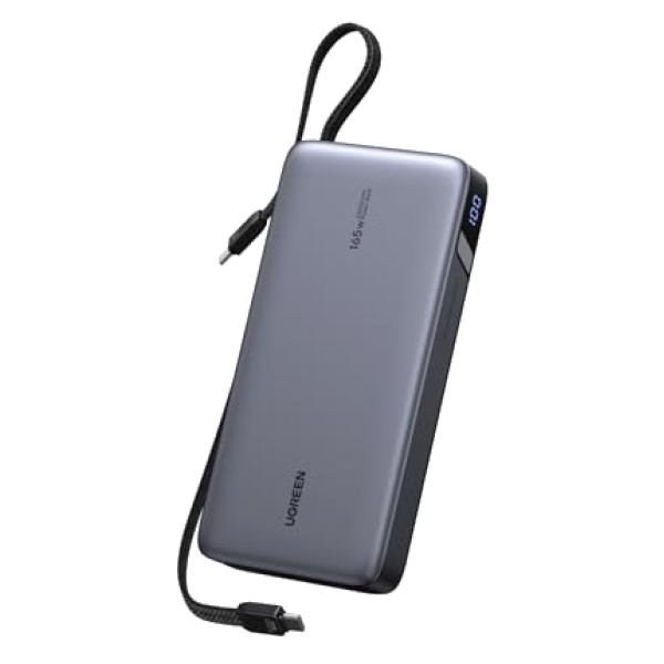 Повербанк Ugreen PB552 Nexode 25000mAh 165W з подвійними USB-C кабелями